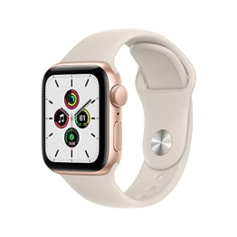 2021 Apple Watch SE (GPS, 40mm) - Aluminiumgehäuse Gold, Sportarmband Sternenlicht - Regular - 1