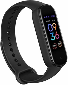 Amazfit Smartwatch Band 5 Fitness Tracker mit integrierter Alexa, 15 Tagen Akkulaufzeit, Blutsauerstoff, Herzfrequenz, Schlafüberwachung, Digitale uhr für Sport - 1