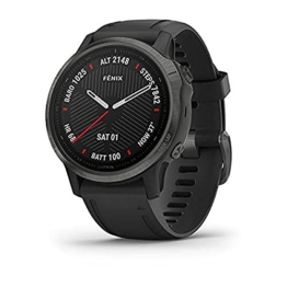 Garmin GPS-Uhr mit Pulsmesser Fenix 6S Saphir - 1