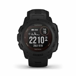 Garmin Instinct SolarTedition Smartwatch Black (generalüberholt und zertifiziert) - 1