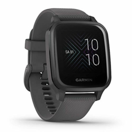 Garmin Venu Sq – wasserdichte GPS-Fitness-Smartwatch mit 1,3" Touchdisplay, Gesundheitstracker & Sport-Apps, Herzfrequenzmessung, Schlafanalyse, 6 Tage Akkulaufzeit, kontaktloses Bezahlen - 1