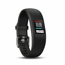 Garmin vívofit 4 Fitness Tracker, personalisierbares Farbdisplay, schlankes Design, bis zu 1 Jahr Batterielaufzeit , schwarz , Small/Medium - 1