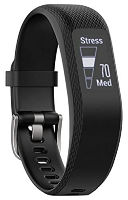 Garmin vívosmart 3 Fitness-Tracker, 24/7 Herzfrequenzmessung am Handgelenk, Smart Notifications, zahlreiche Fitness-Funktionen, Tagesziele, OLED Touchdisplay, schwarz, S/M - 1